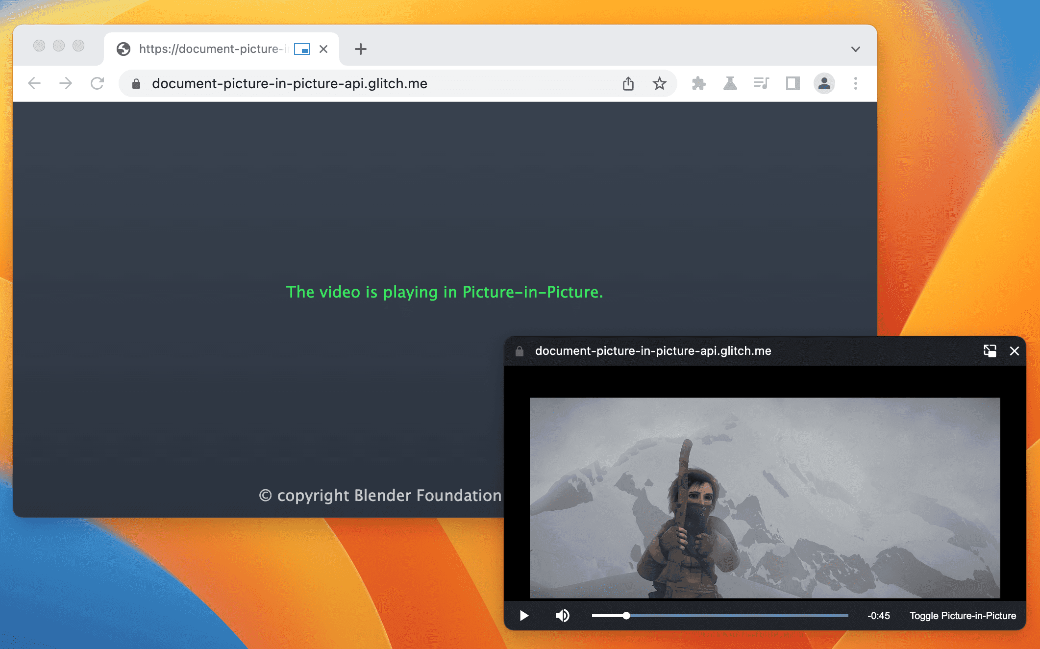 $1000 Hidden Browser Permission Execution via Picture-in-Picture Overlay