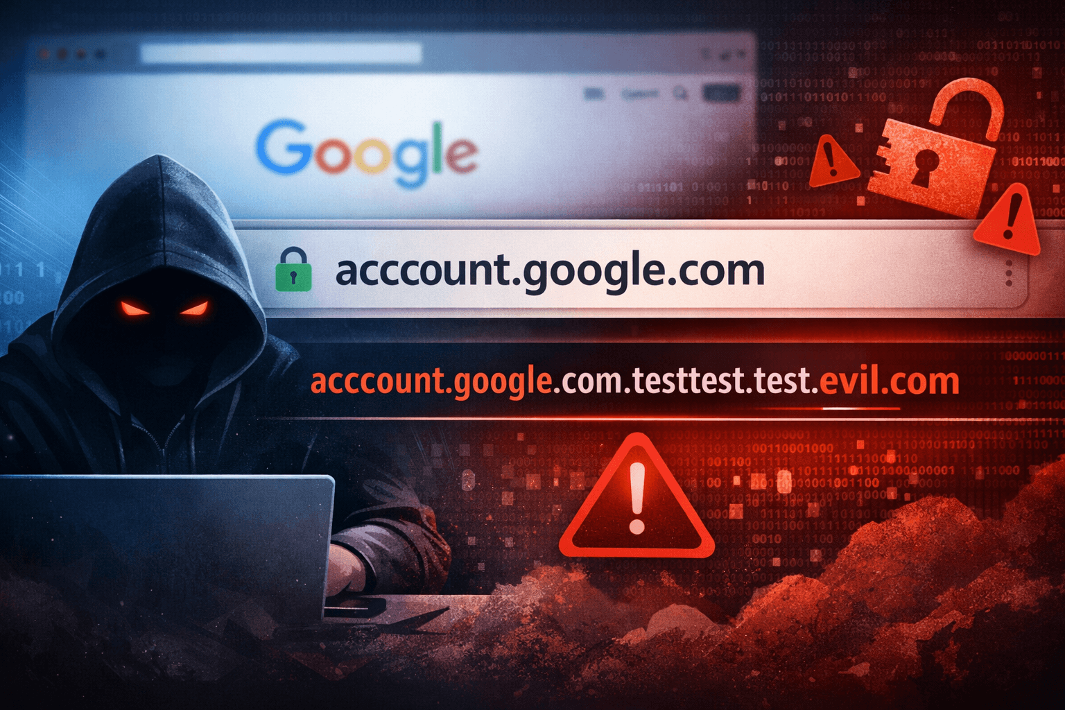 Address Bar Spoofing via Long Subdomain